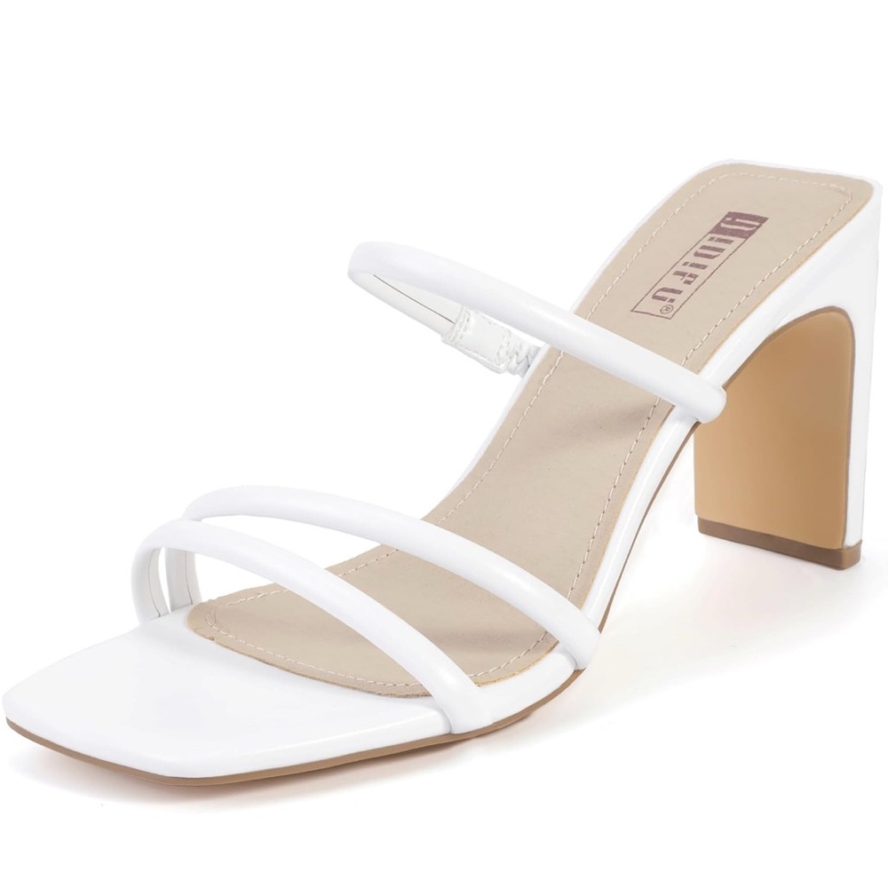NWOT White Heels
